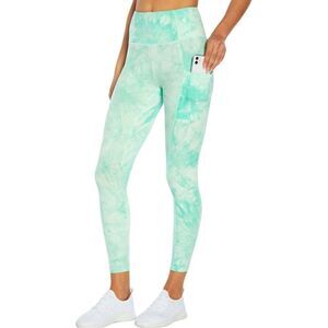 Marika Cyndi Womens High Rise Side Pocket Ankle Tie Dye Legging Size Medium NWT